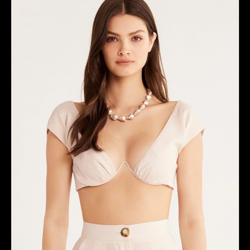 Luella Crop Top in Black RUMER